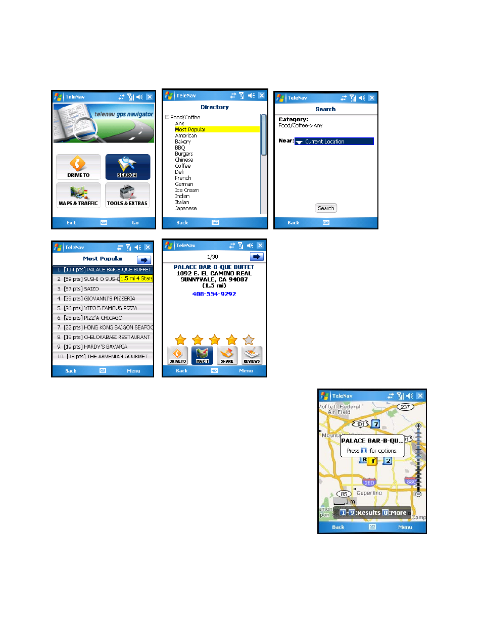 Telenav for AT&T Supported Devices: v5.2 for Windows Mobile; HTC 8525, 8925; Samsung BlackJack 2 Users Guide User Manual | Page 41 / 72