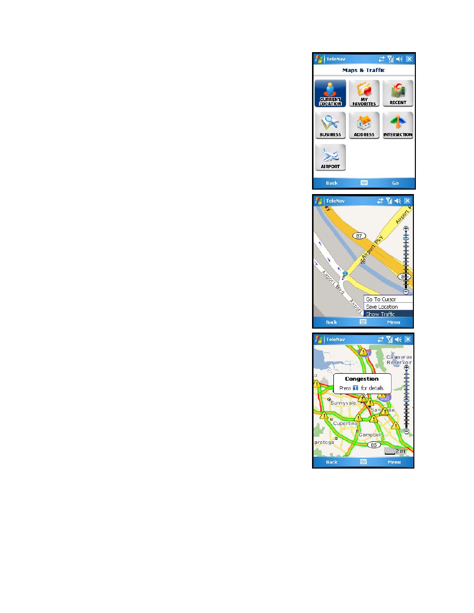 Telenav for AT&T Supported Devices: v5.2 for Windows Mobile; HTC 8525, 8925; Samsung BlackJack 2 Users Guide User Manual | Page 44 / 72