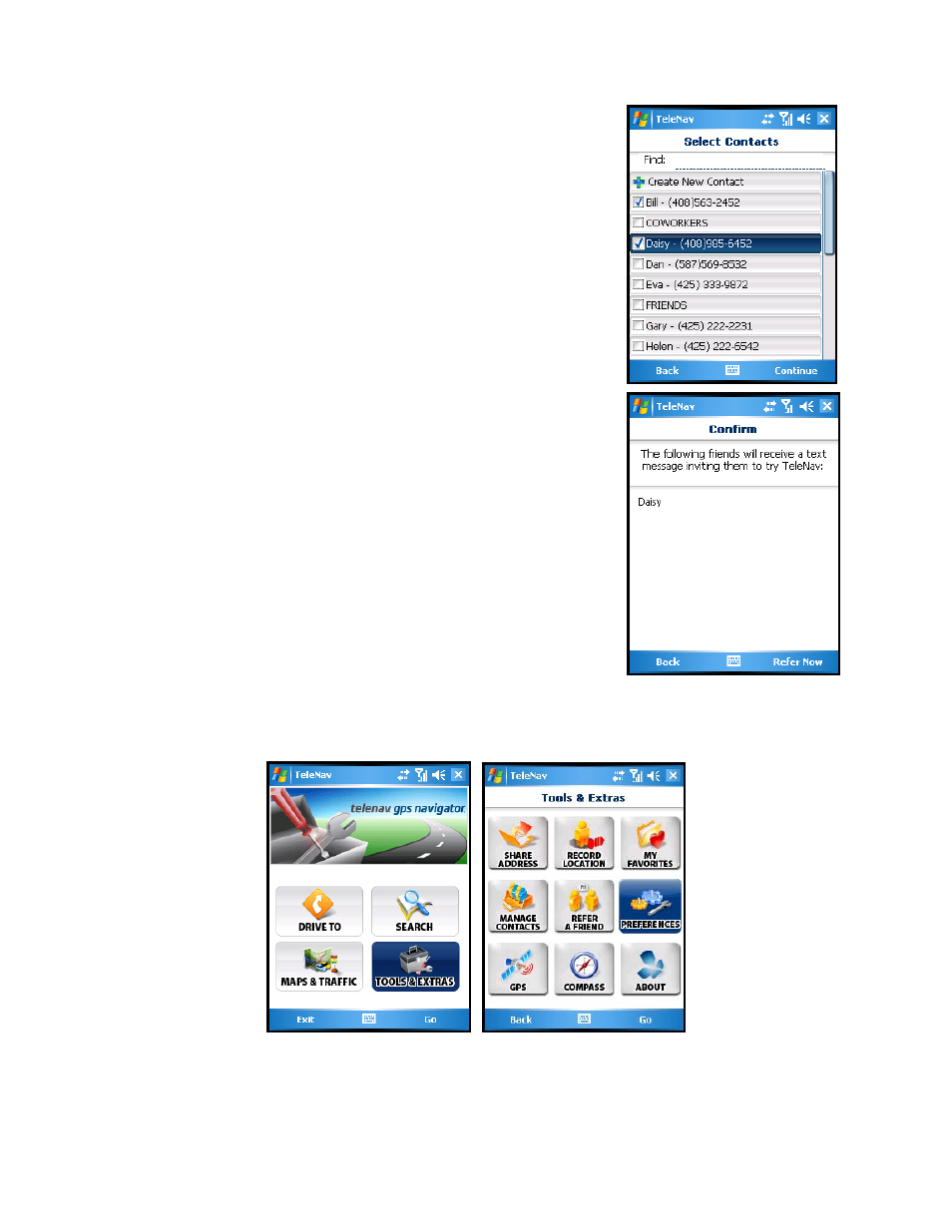 Preferences | Telenav for AT&T Supported Devices: v5.2 for Windows Mobile; HTC 8525, 8925; Samsung BlackJack 2 Users Guide User Manual | Page 60 / 72