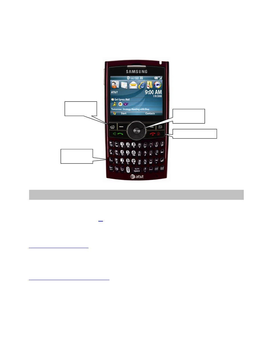 Samsung blackjack 2, Installing telenav gps navigator | Telenav for AT&T Supported Devices: v5.2 for Windows Mobile; HTC 8525, 8925; Samsung BlackJack 2 Users Guide User Manual | Page 8 / 72