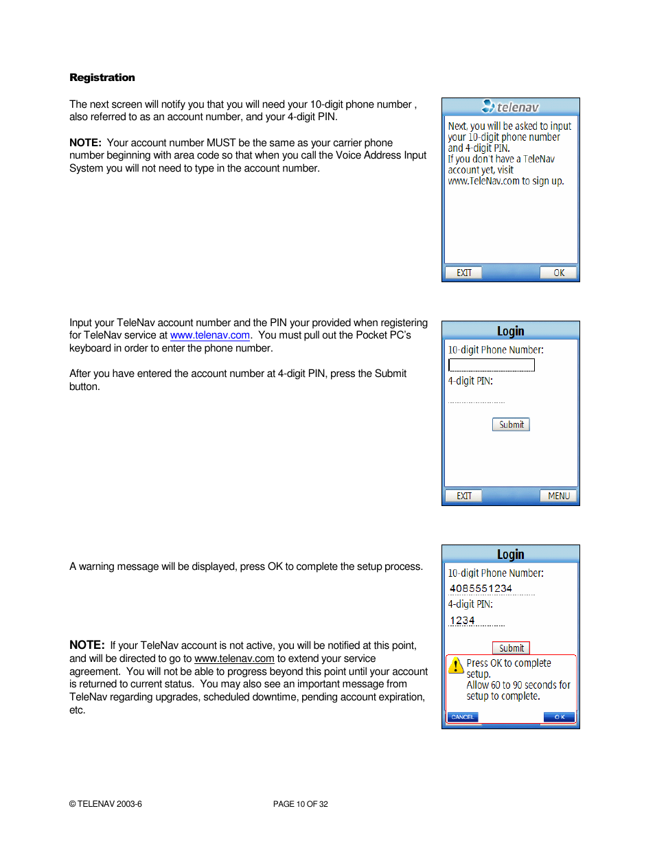Telenav for AT&T Supported Devices: v4.1 for AT&T 8125, 8525 Users Guide User Manual | Page 10 / 32