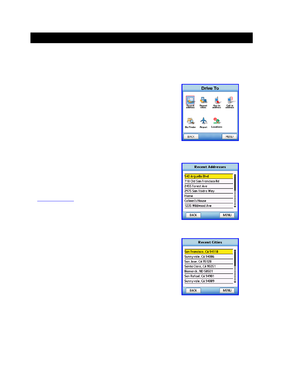 Telenav for AT&T Supported Devices: v4.1 for iPAQ 6920, 6925 User Manual | Page 10 / 27