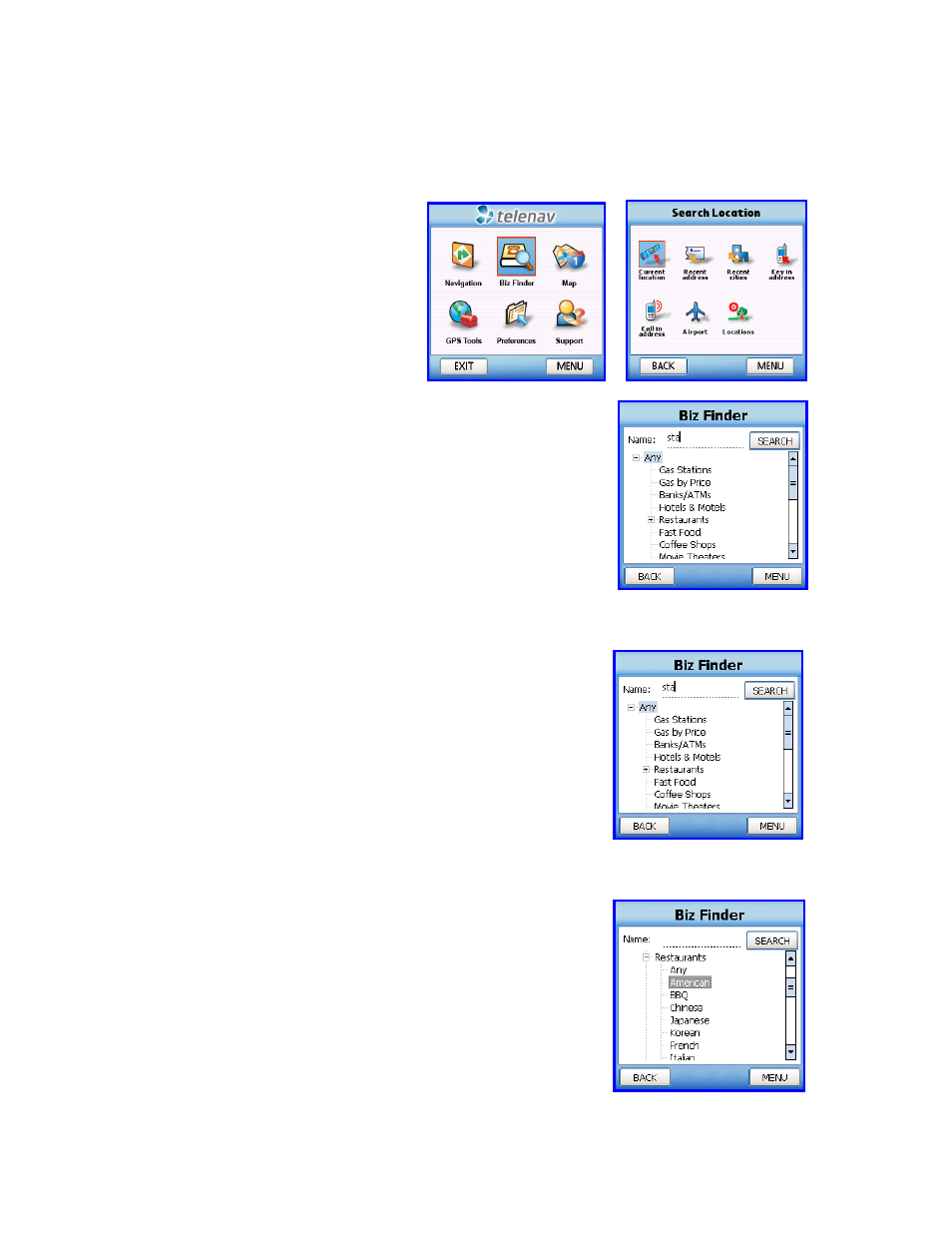 Telenav for AT&T Supported Devices: v4.1 for iPAQ 6920, 6925 User Manual | Page 18 / 27