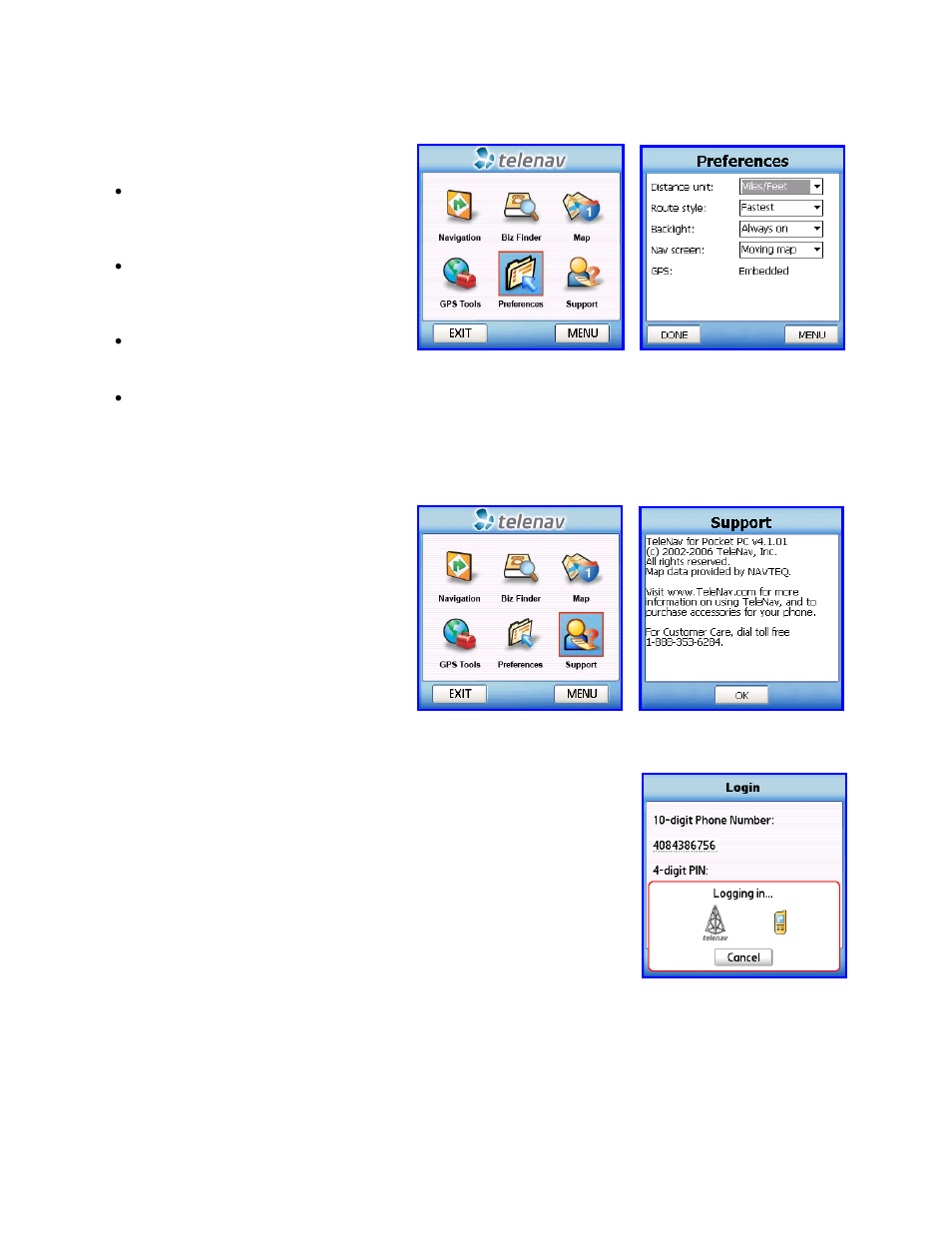 Telenav for AT&T Supported Devices: v4.1 for iPAQ 6920, 6925 User Manual | Page 23 / 27
