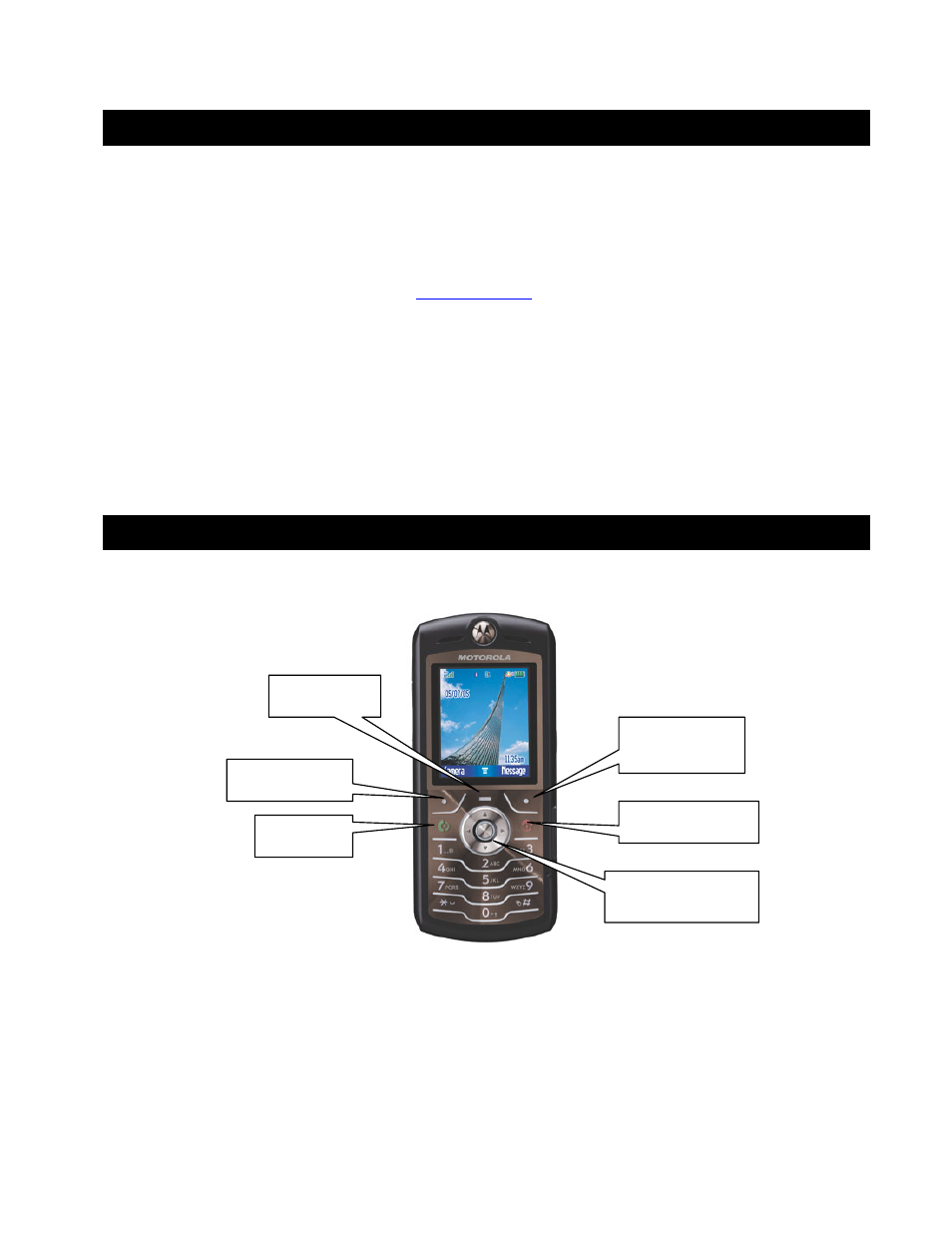 Getting started with telenav, Telenav account, Data service options | At&t, The handset control keys | Telenav for AT&T Supported Devices: v3.9 Lite for Motorola SLVR L6, L7, RAZR V3i Users Guide User Manual | Page 5 / 23