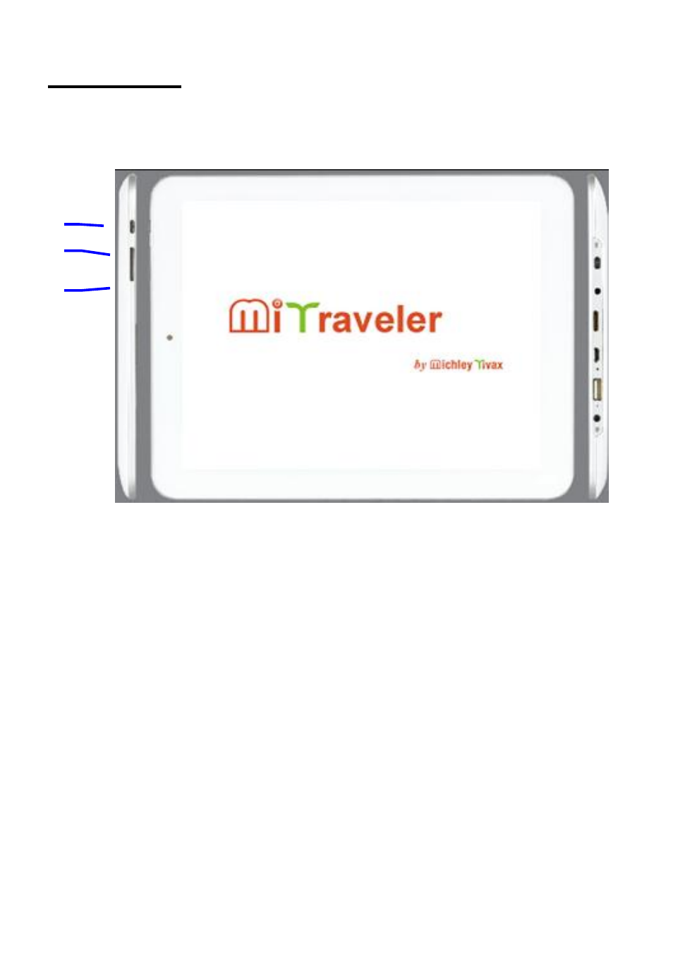 Tablet parts | Tivax MiTraveler 97C4 User Manual | Page 4 / 16