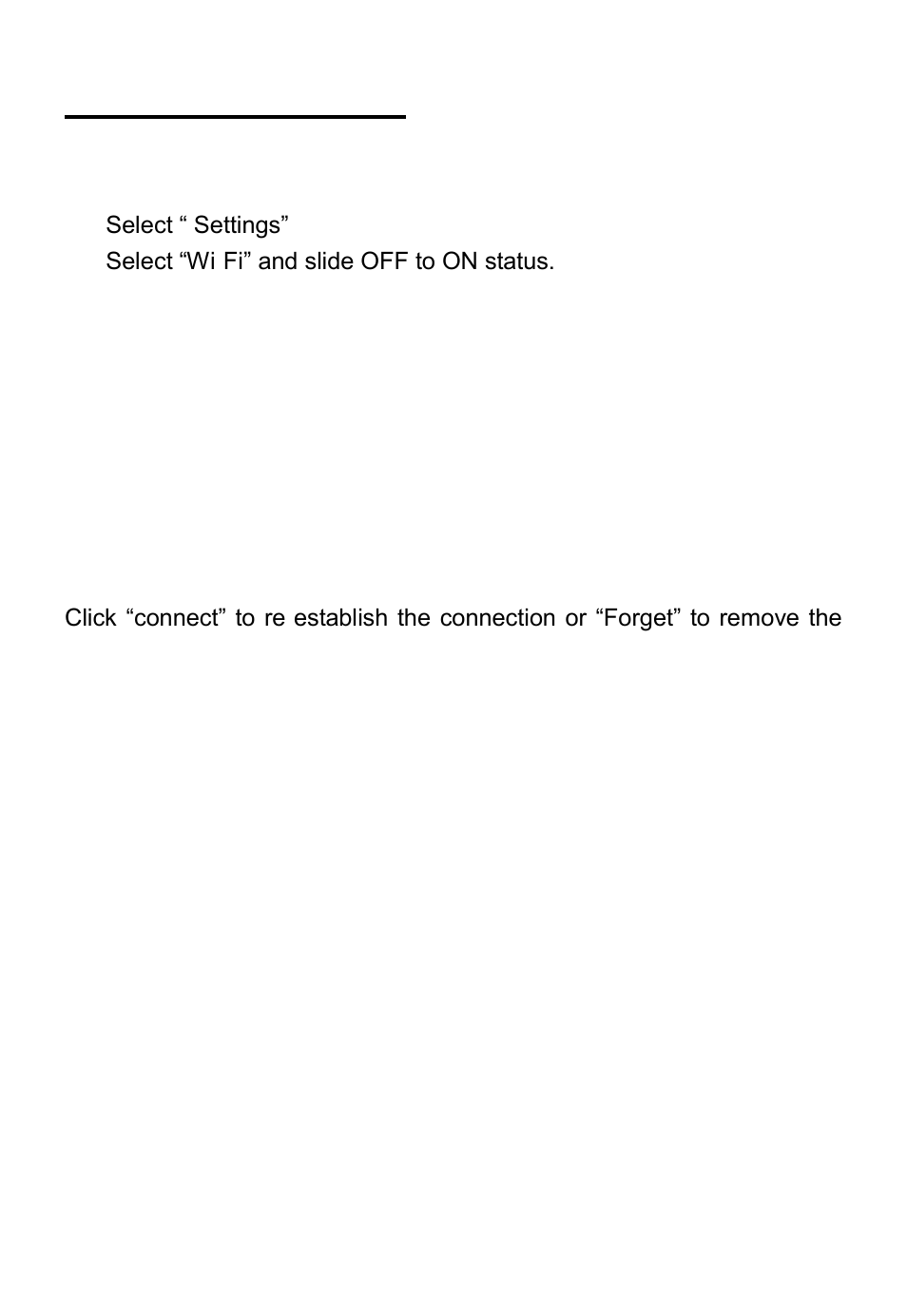 Connection to internet | Tivax MiTraveler 970 User Manual | Page 8 / 13