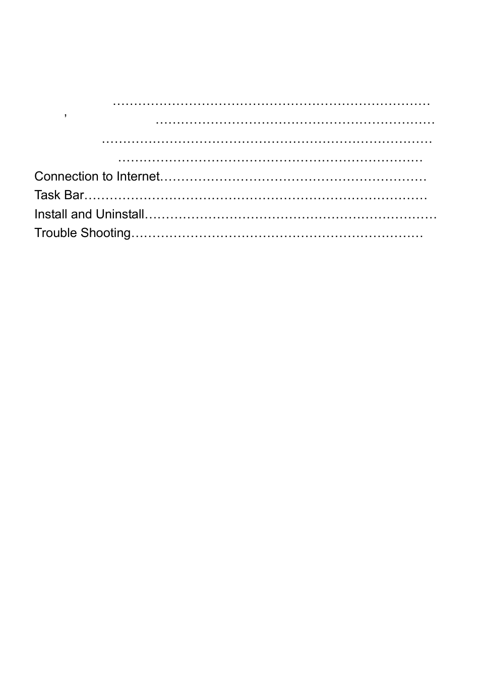 Tablet of contents | Tivax MiTraveler 7D-8B User Manual | Page 3 / 12