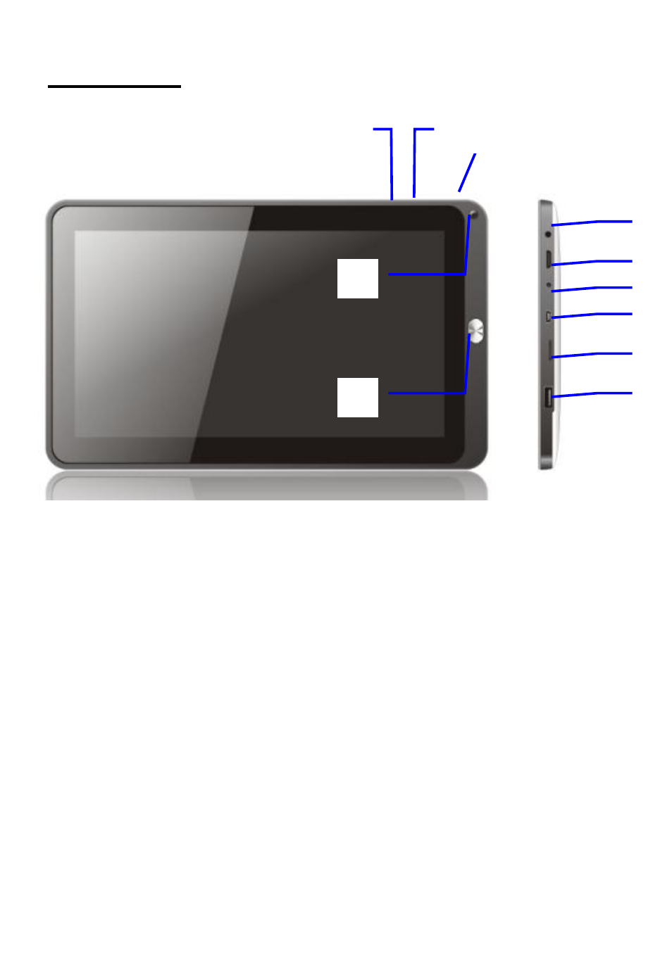 Tablet parts | Tivax MiTraveler 10C3 User Manual | Page 4 / 16