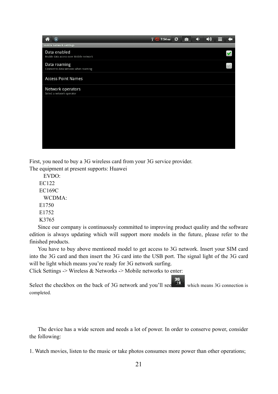 3 saving power | Tivax MiTraveler 10R User Manual | Page 22 / 29