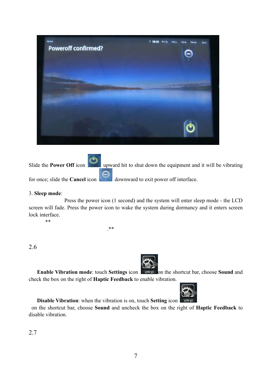 6 vibration mode, Screen rotation | Tivax MiTraveler 10R User Manual | Page 8 / 29