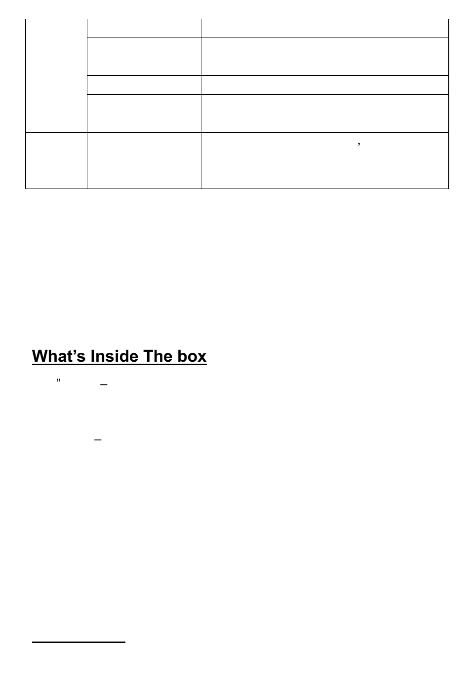 What’s inside the box, Tablet parts | Tivax MiTraveler 10D8B User Manual | Page 4 / 20