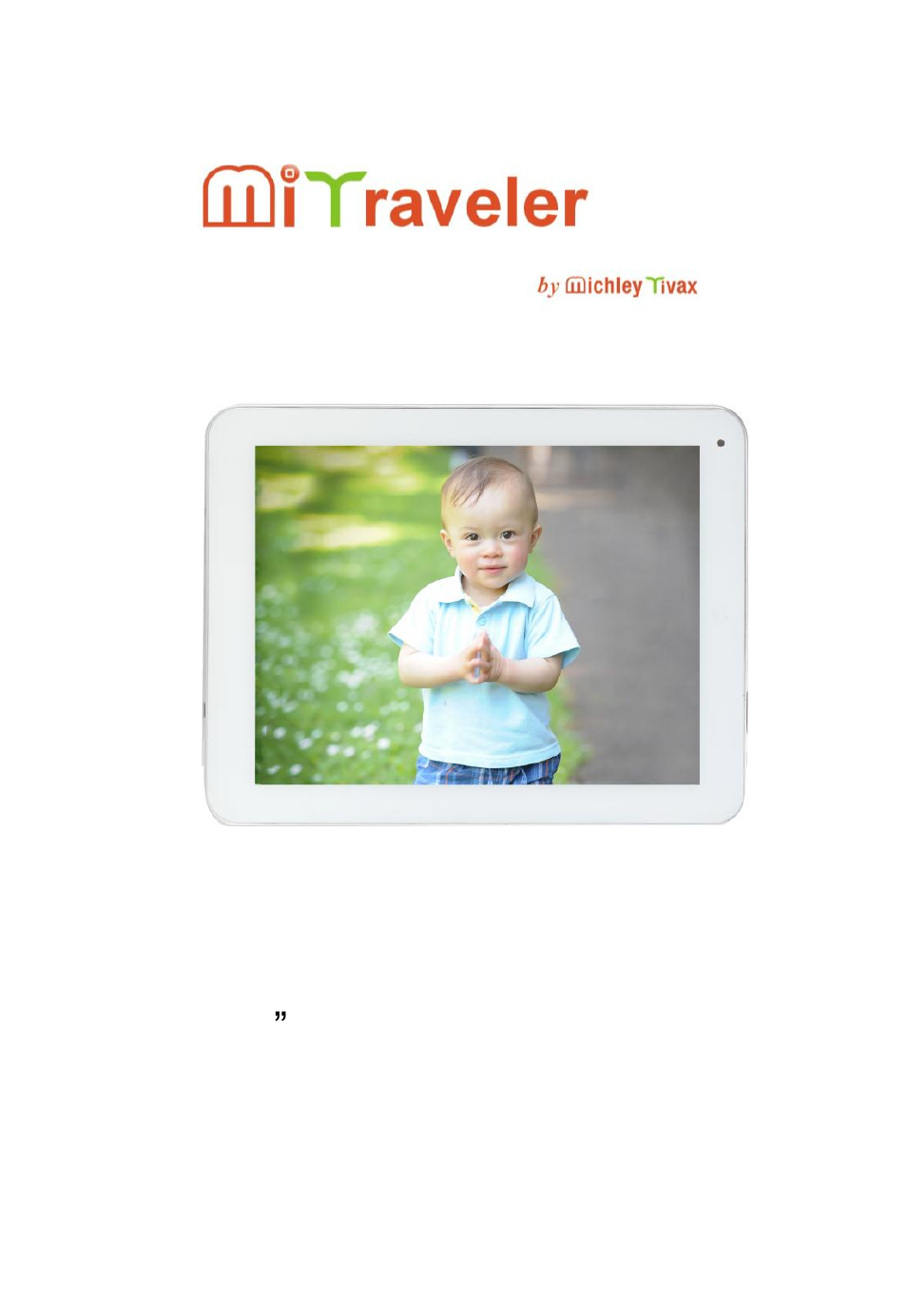 Tivax MiTraveler 80D8W User Manual | 20 pages
