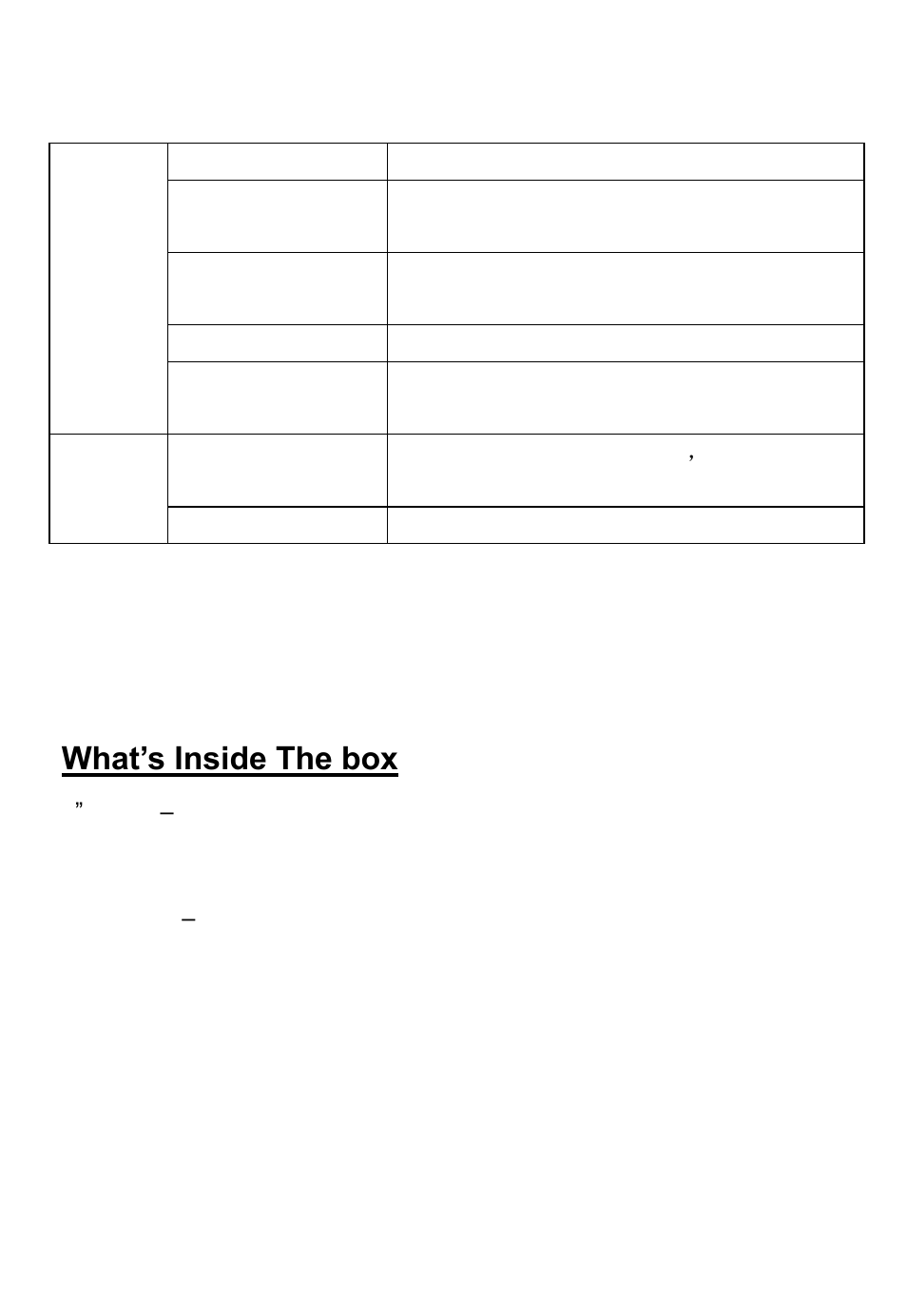 What’s inside the box | Tivax MiTraveler 80D8W User Manual | Page 4 / 20