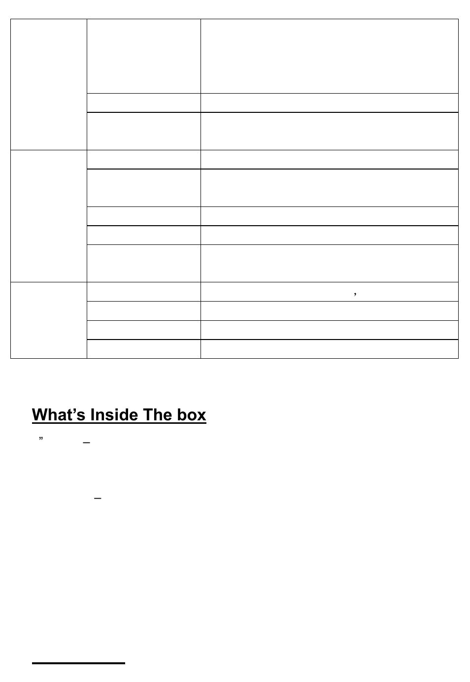 What’s inside the box, Tablet parts | Tivax MiTraveler 80Q8 User Manual | Page 4 / 20