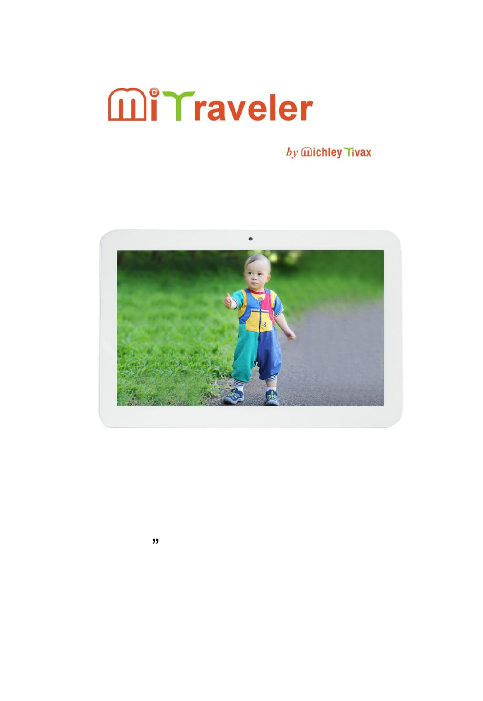 Tivax MiTraveler 10Q-8 User Manual | 20 pages