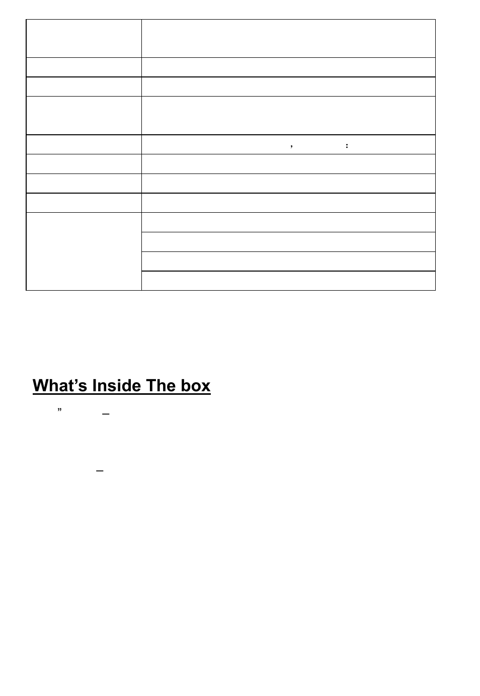 What’s inside the box | Tivax MiTraveler 10Q-8 User Manual | Page 4 / 20