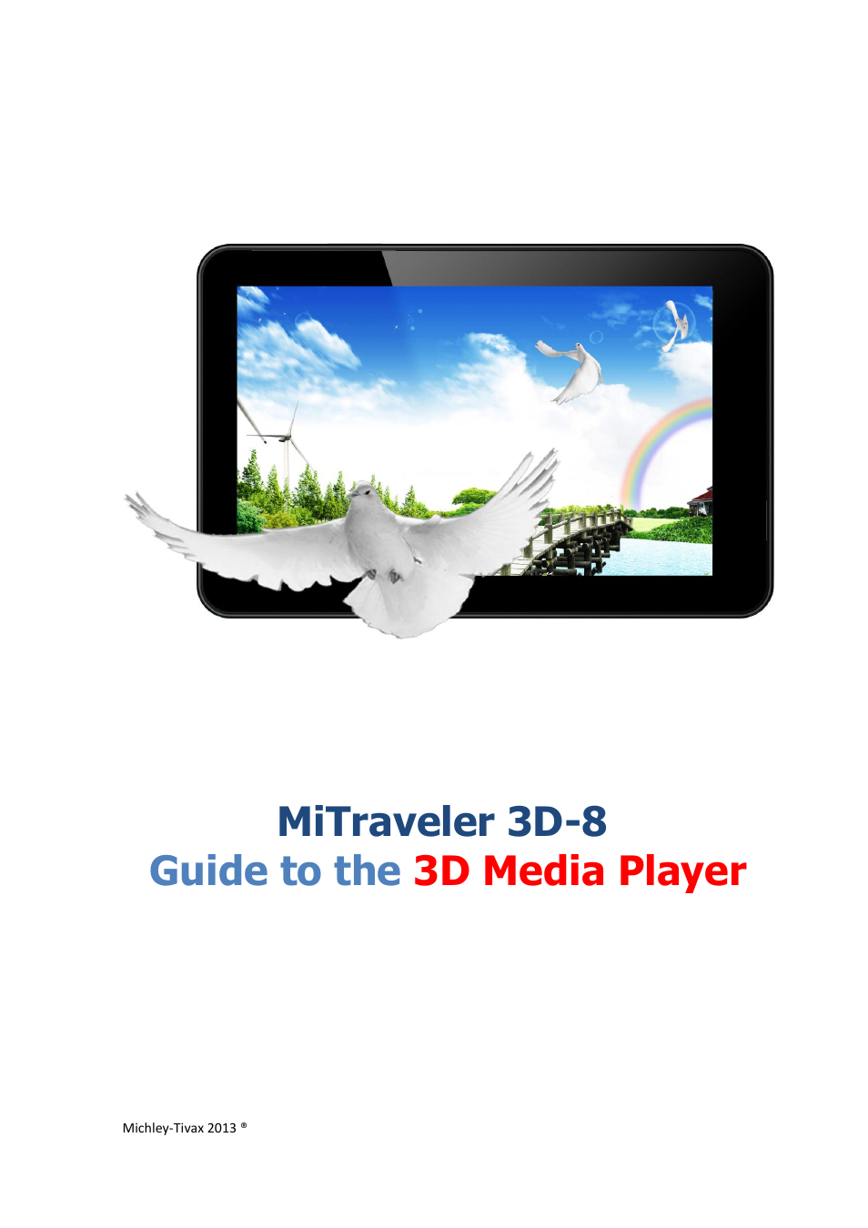 Tivax MiTraveler 3D-8 Android User Manual | 12 pages