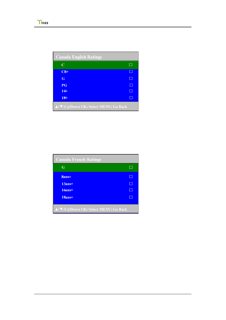 Tivax HiRez 7 Portable TV User Manual User Manual | Page 25 / 43