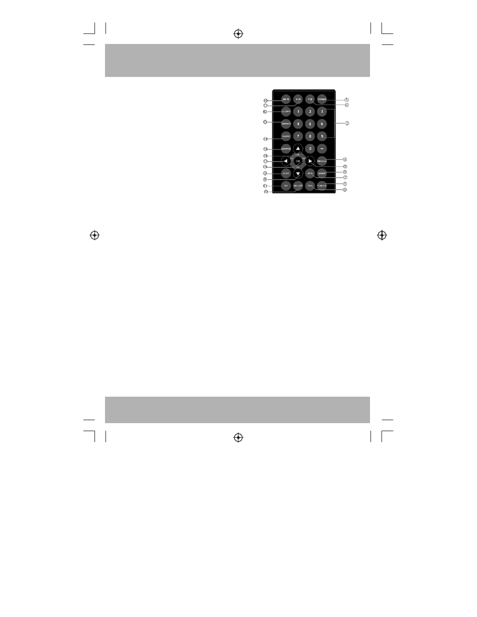 Remote control | Tivax Minivu7C User Manual User Manual | Page 8 / 23