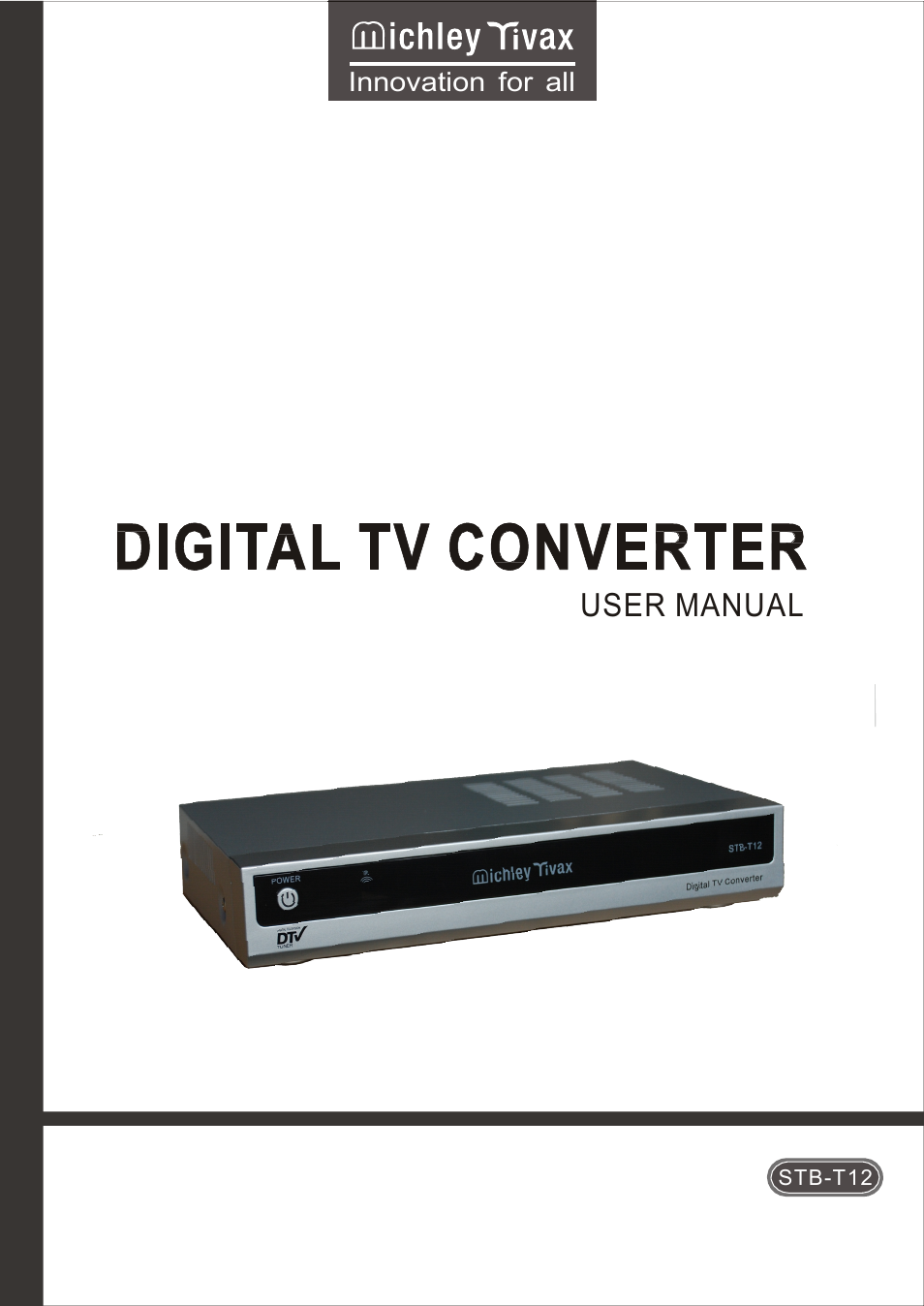 Tivax Converter Box STB-T12 User Manual | 10 pages
