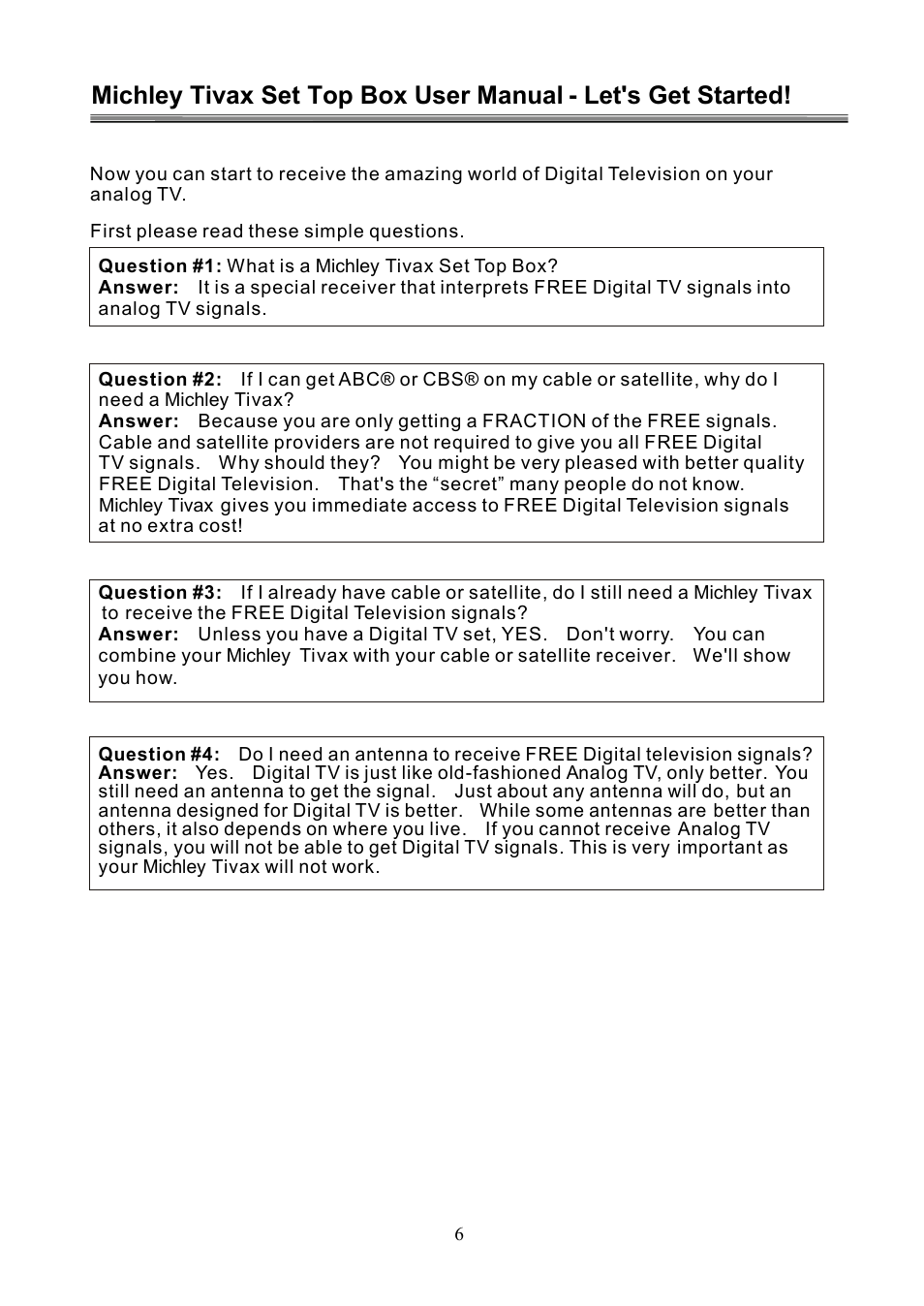 Tivax Converter Box STB-T12 User Manual | Page 7 / 10