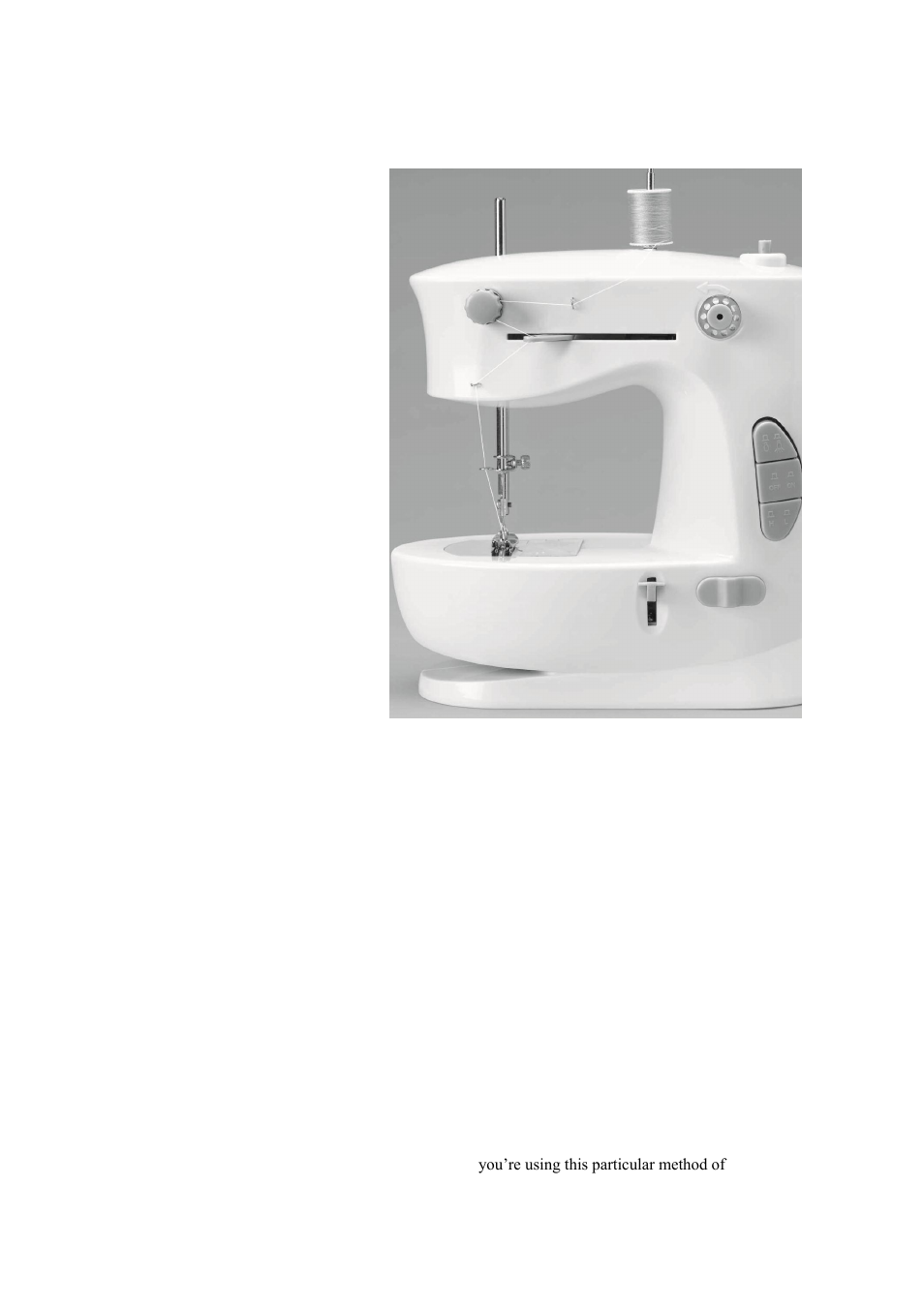 Threading the machine | Tivax LSS-338 User Manual | Page 5 / 12