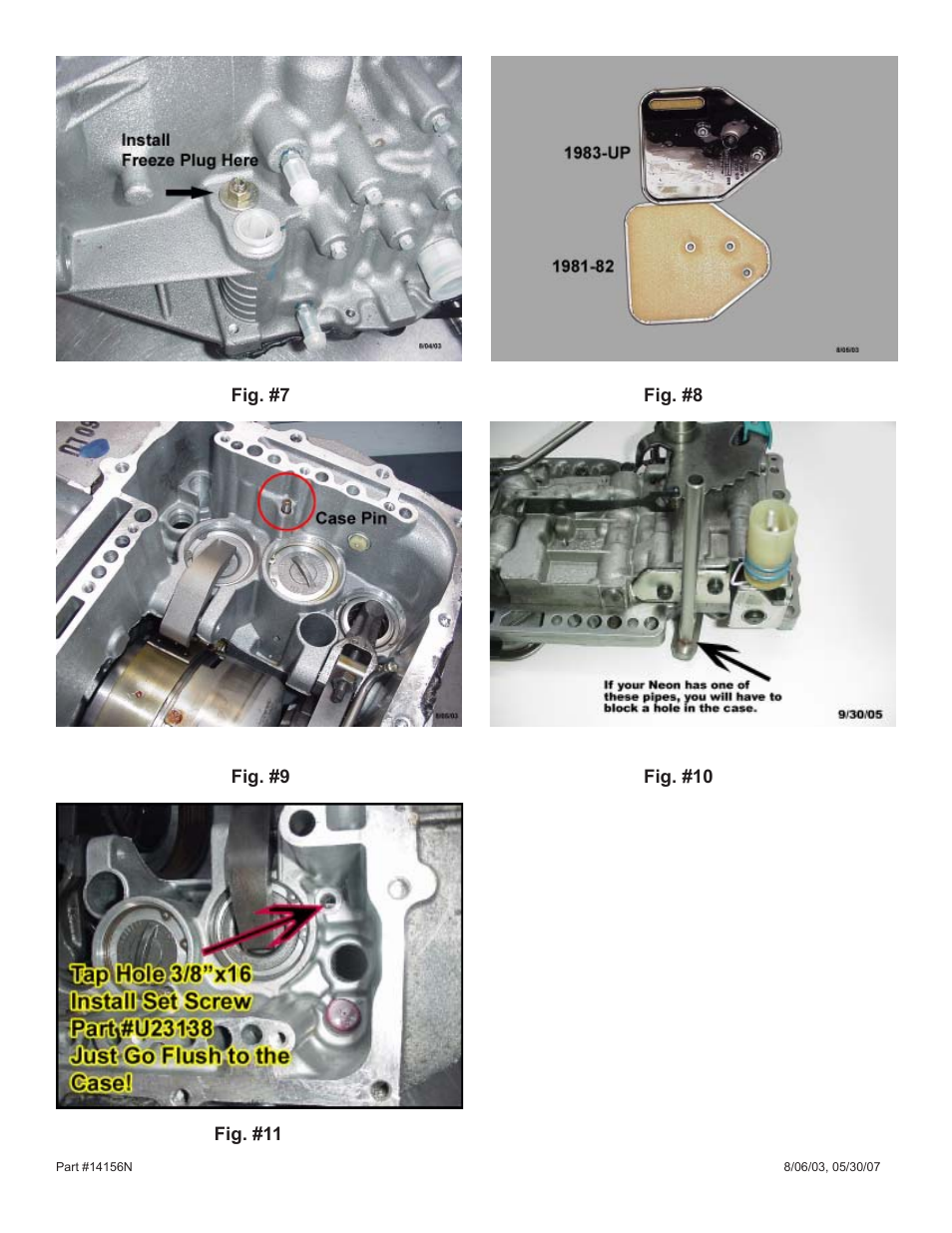 Turbo Action 14156 Torqueflite 404, 413, 470 and Neon Manual Valve Body  (PRN123) User Manual | Page 4 / 4