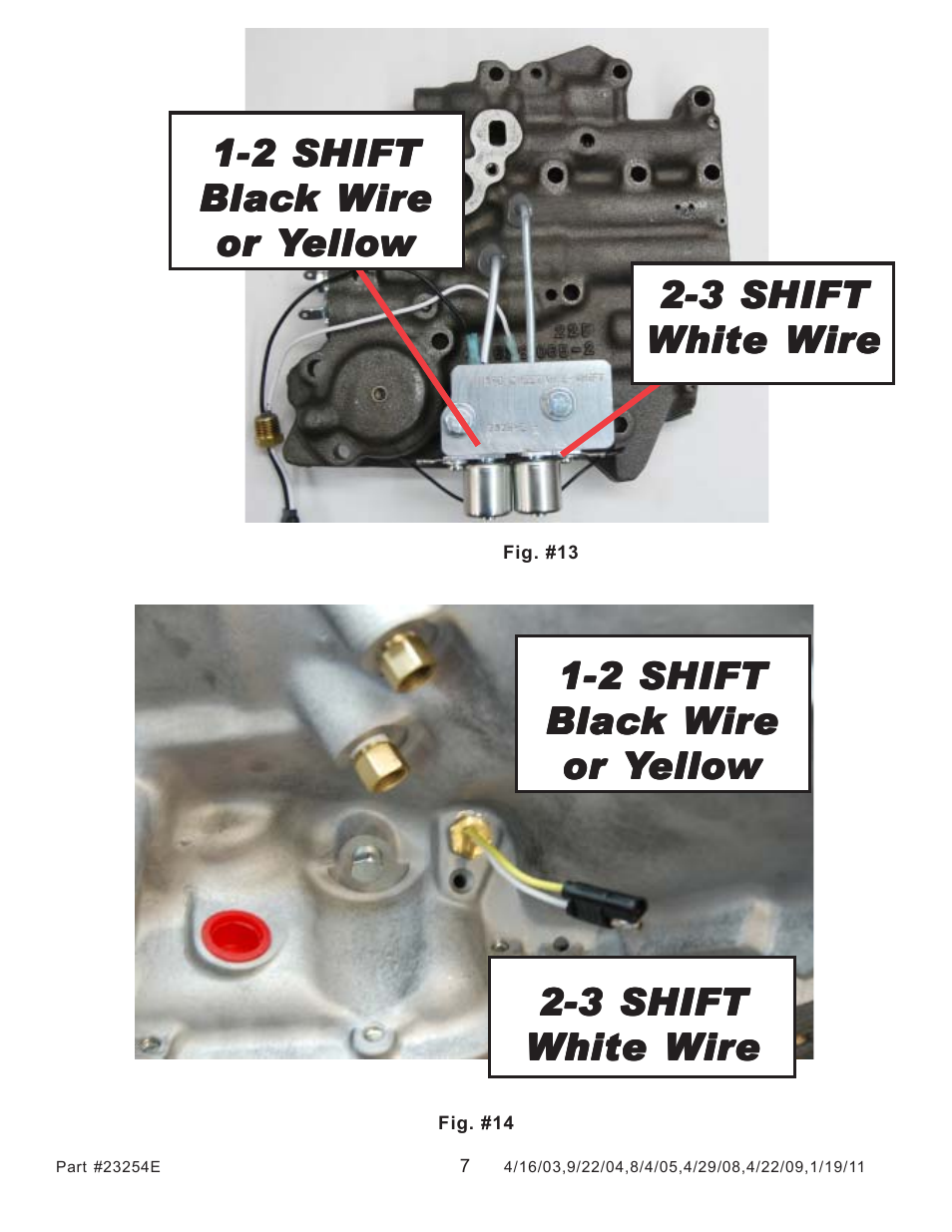 Turbo Action 23254E Turbo Hydro 350 Pro Electronic Shift Valve Body (PRND21) User Manual | Page 23 / 40