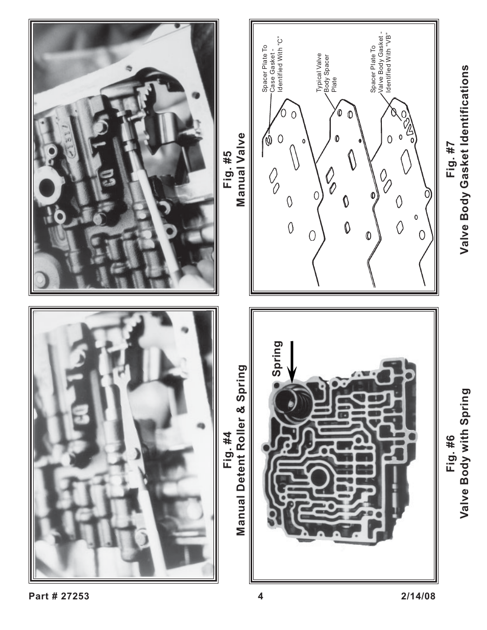 Spring | Turbo Action 27253 Turbo Hydro 200 Manual Valve Body (PRN321) User Manual | Page 4 / 6