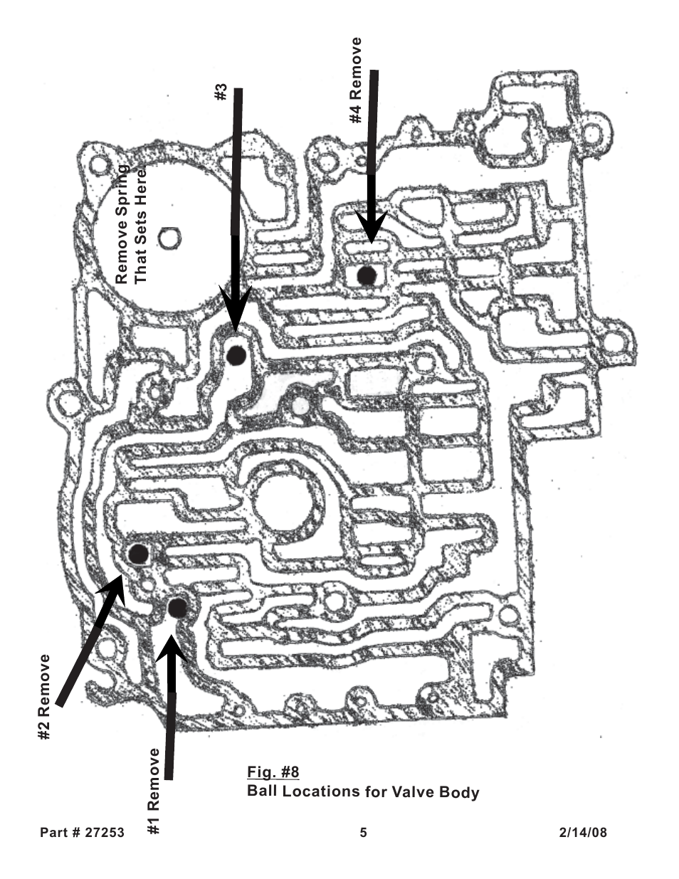 Turbo Action 27253 Turbo Hydro 200 Manual Valve Body (PRN321) User Manual | Page 5 / 6
