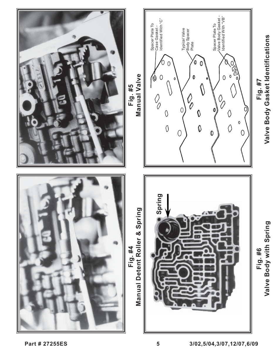 Spring | Turbo Action 27255E/ES Turbo Hydro 200 Electronic Shift Valve Body (PRND21) User Manual | Page 5 / 8