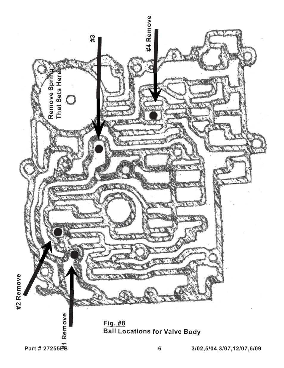 Turbo Action 27255E/ES Turbo Hydro 200 Electronic Shift Valve Body (PRND21) User Manual | Page 6 / 8