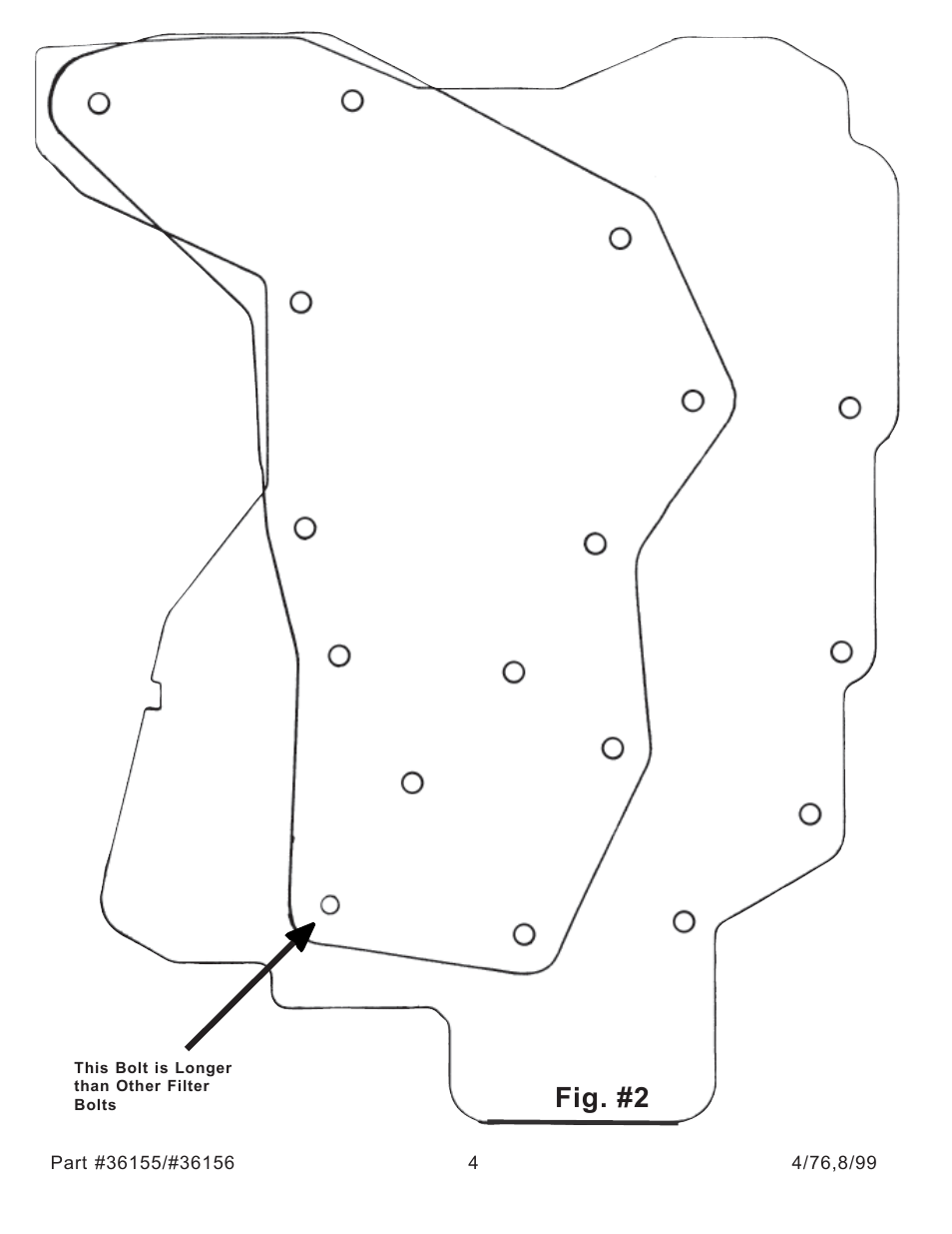 Fig. #2 | Turbo Action 36156 Ford C6 1966-76 Street Manual/Automatic Valve Body (PRND21) User Manual | Page 4 / 4