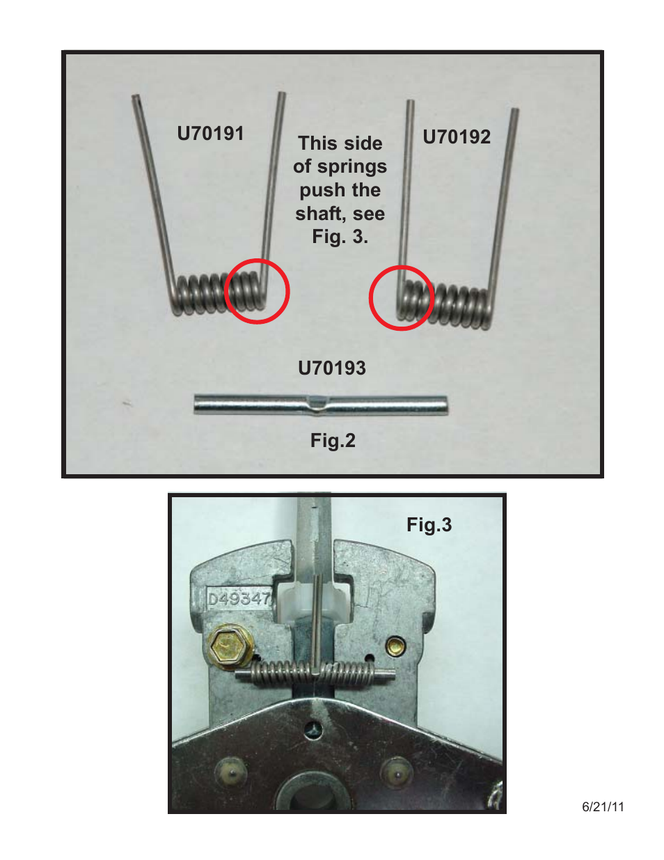 Turbo Action CHEETAH SCS Shifter Torsion Spring User Manual | Page 2 / 2