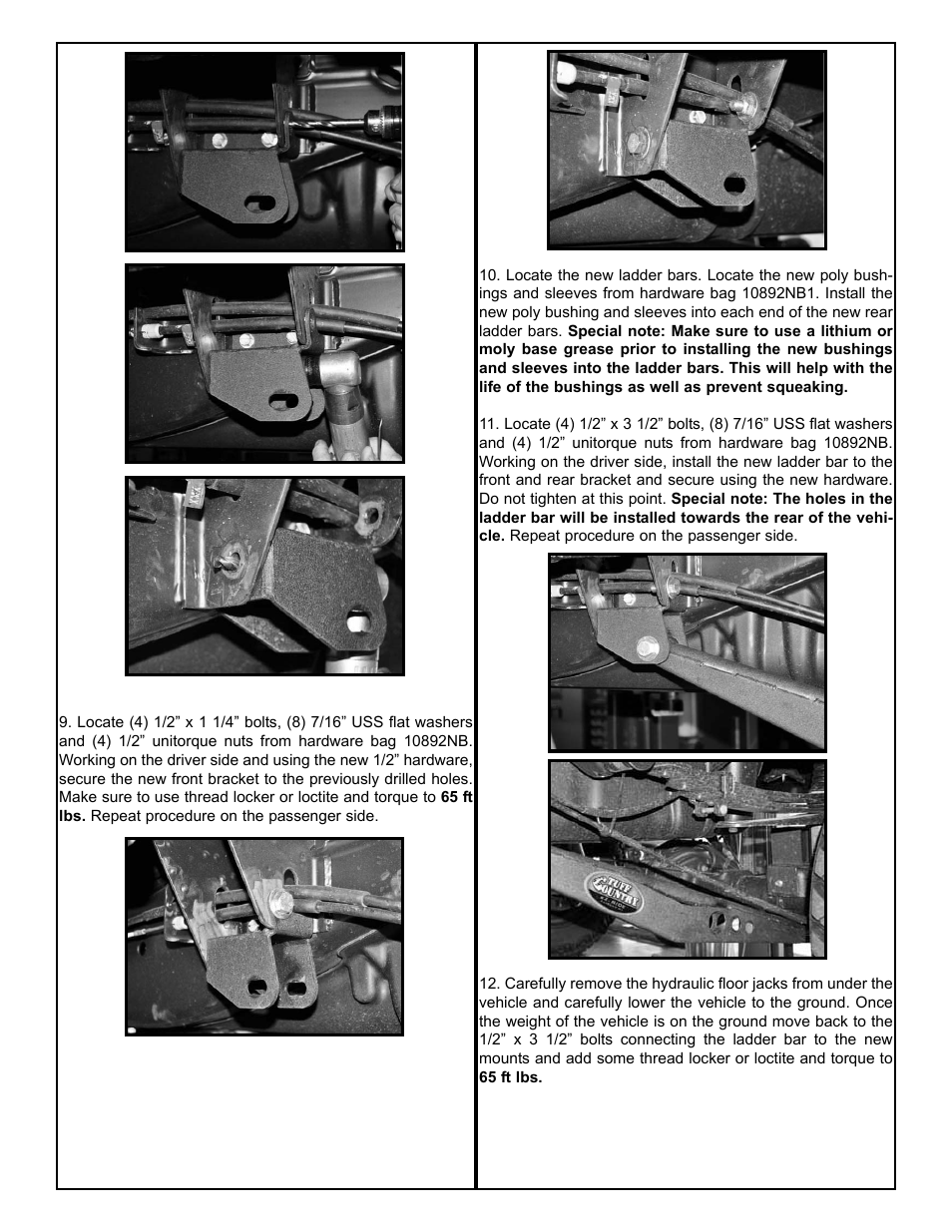 Tuff Country 10890 - GM 2011 Ladder Bars User Manual | Page 4 / 5