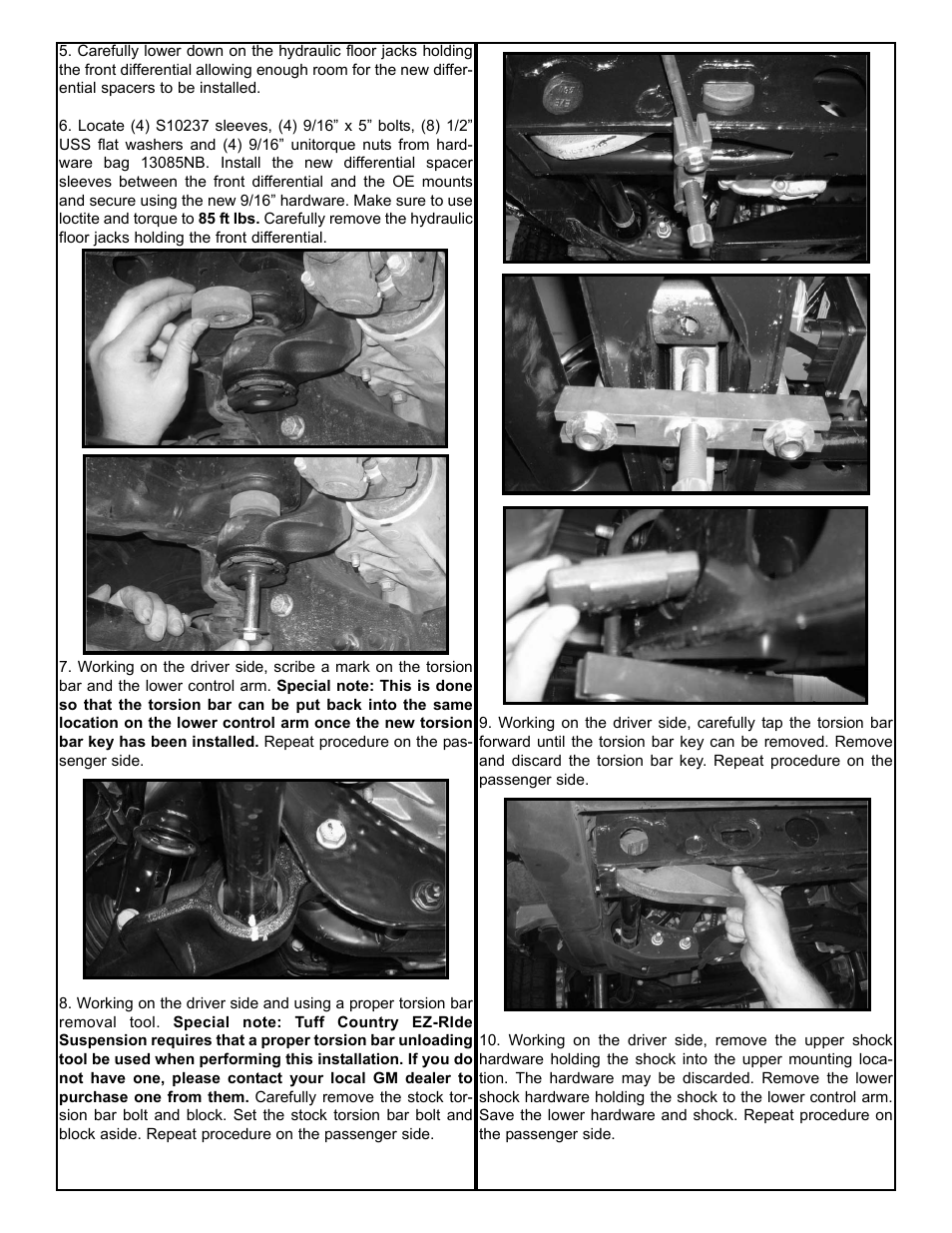Tuff Country 13090 - GM 11-13 Silverado 3500HD 3.5 lift kit User Manual | Page 4 / 11