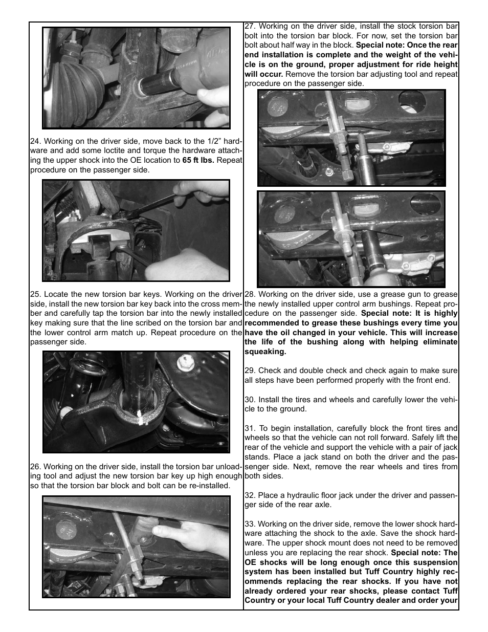 Tuff Country 13090 - GM 11-13 Silverado 3500HD 3.5 lift kit User Manual | Page 8 / 11