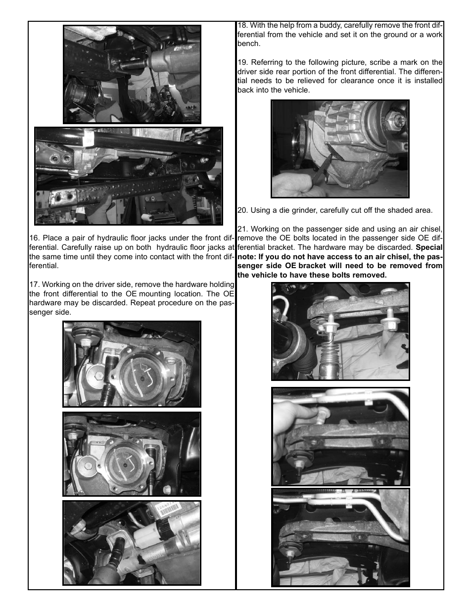 Tuff Country 14058 - GM 07-13 Suburban / Tahoe 1500 4wd 4 lift kit User Manual | Page 7 / 15