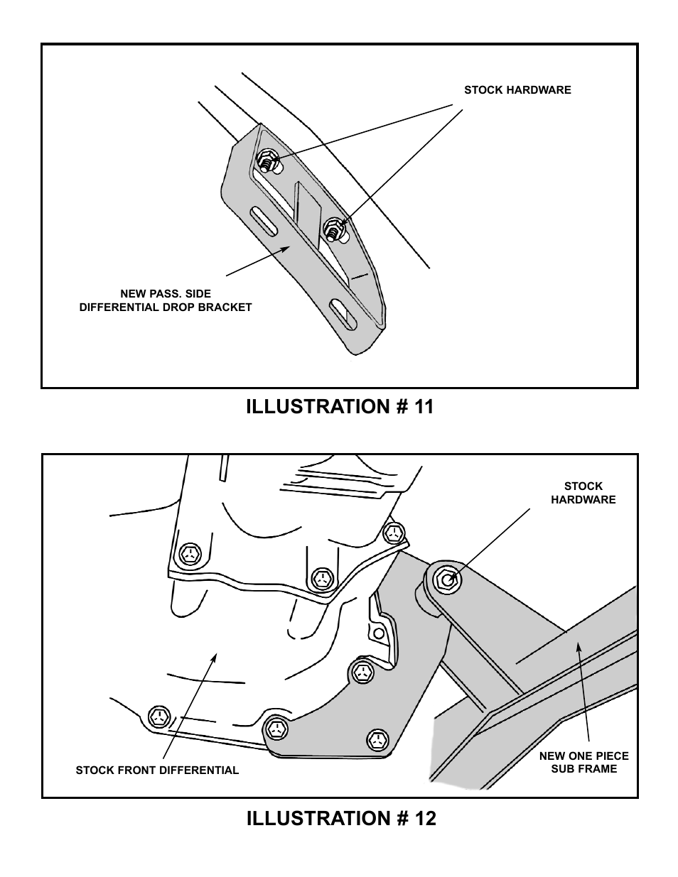 Illustration # 11 illustration # 12 | Tuff Country 14840 - GM 94-98 Tahoe 4-door K1500 4 User Manual | Page 14 / 22