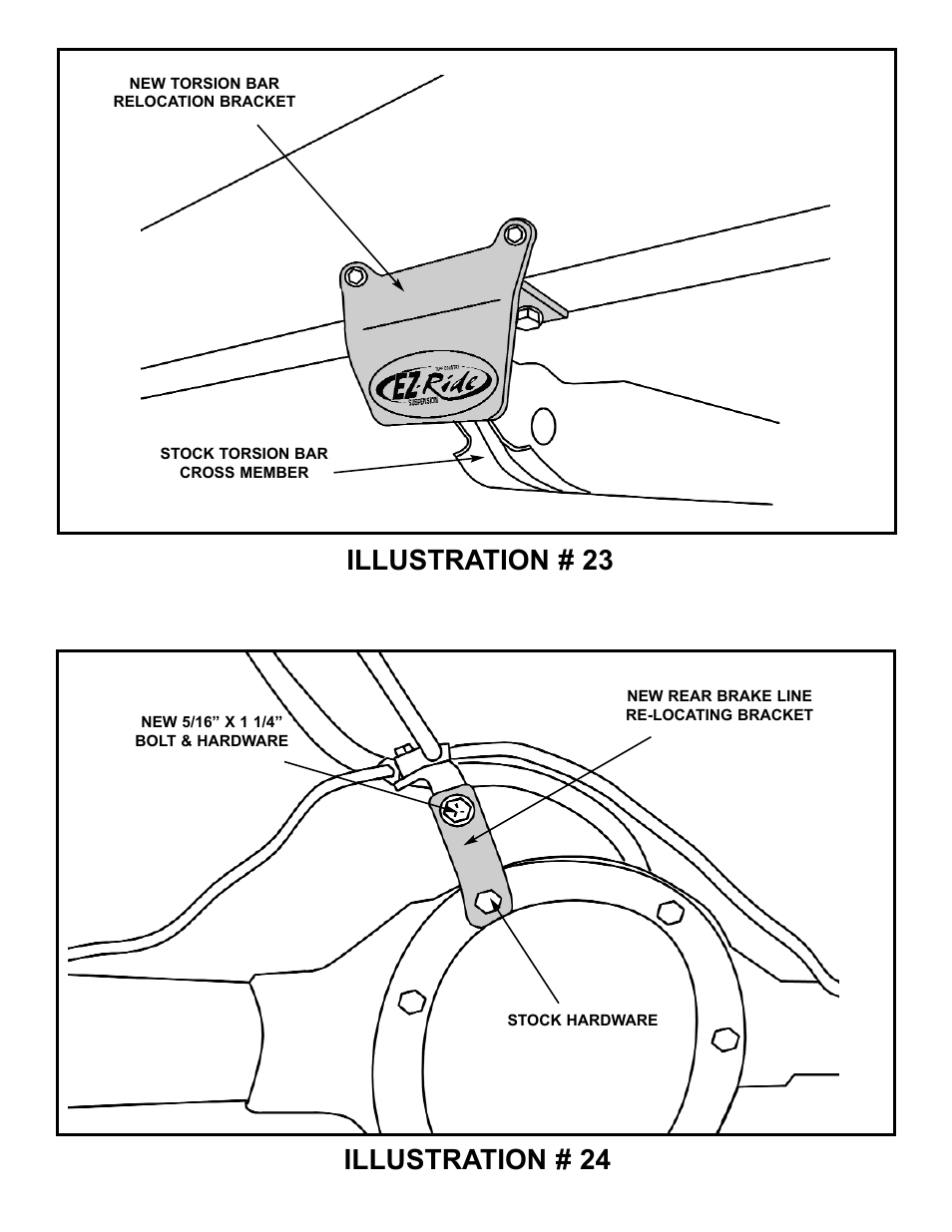 Illustration # 24, Illustration # 23 | Tuff Country 14840 - GM 94-98 Tahoe 4-door K1500 4 User Manual | Page 20 / 22