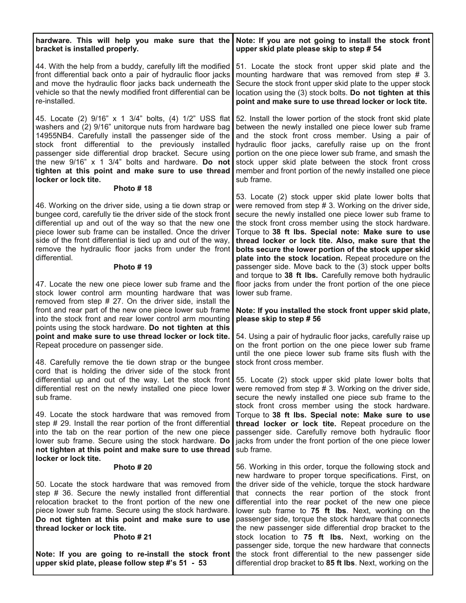 Tuff Country 14955 - GM 99-05 Silverado K1500 4 kit User Manual | Page 7 / 28