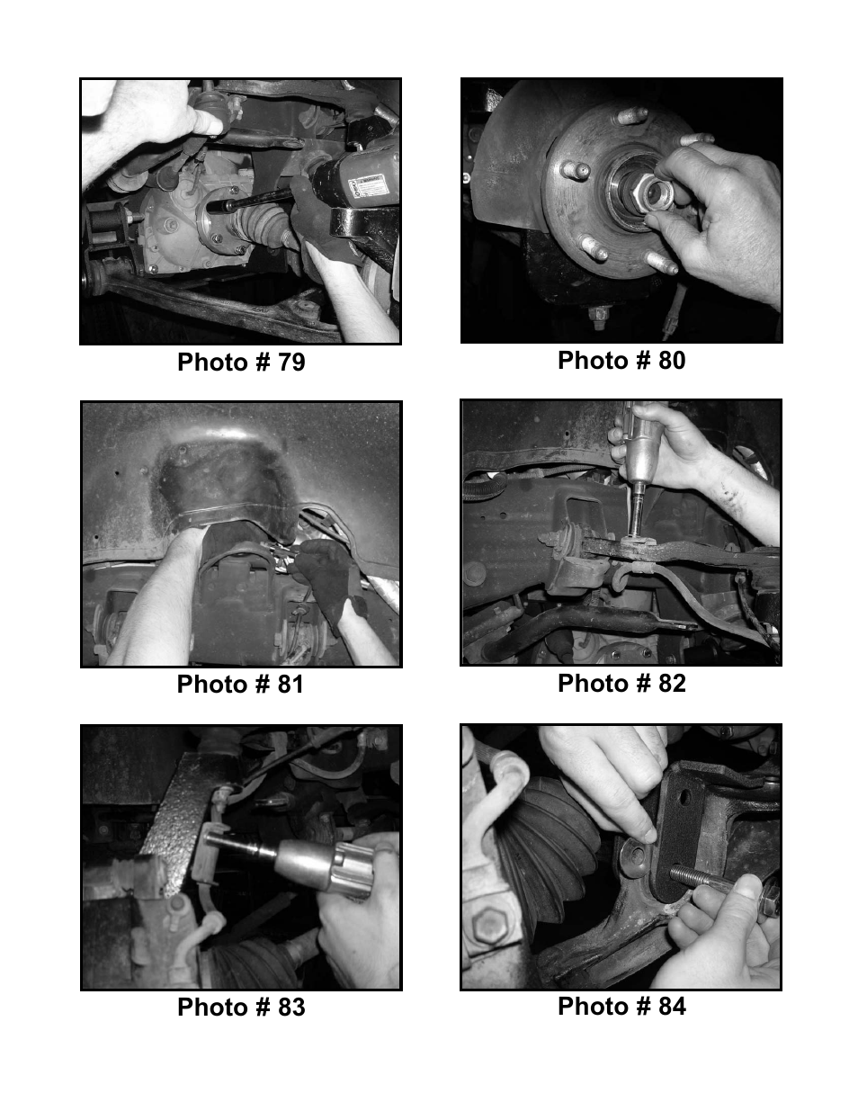Tuff Country 14959 - GM 99-05 Silverado K1500 4 STRONG kit User Manual | Page 26 / 30