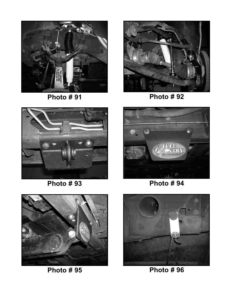 Tuff Country 14959 - GM 99-05 Silverado K1500 4 STRONG kit User Manual | Page 28 / 30