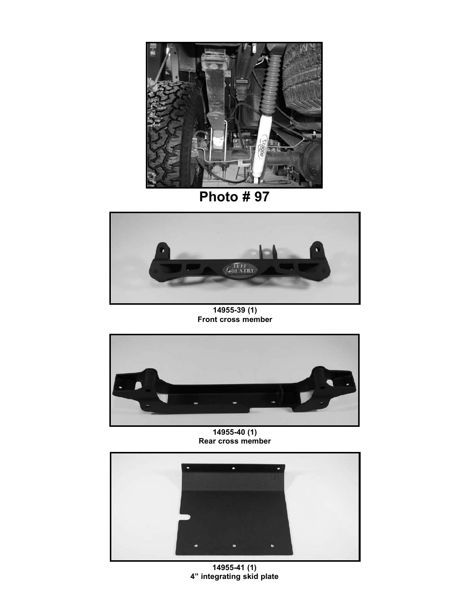 Photo # 97 | Tuff Country 14960 - GM 2006 Silverado K1500 4 STRONG kit User Manual | Page 29 / 30