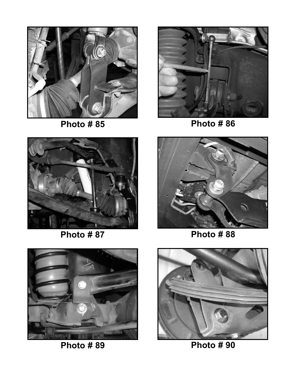 Tuff Country 14962 - GM 00-03 Suburban / Tahoe K1500 4 STRONG kit User Manual | Page 28 / 31