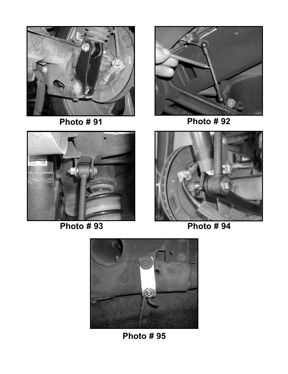 Tuff Country 14962 - GM 00-03 Suburban / Tahoe K1500 4 STRONG kit User Manual | Page 29 / 31