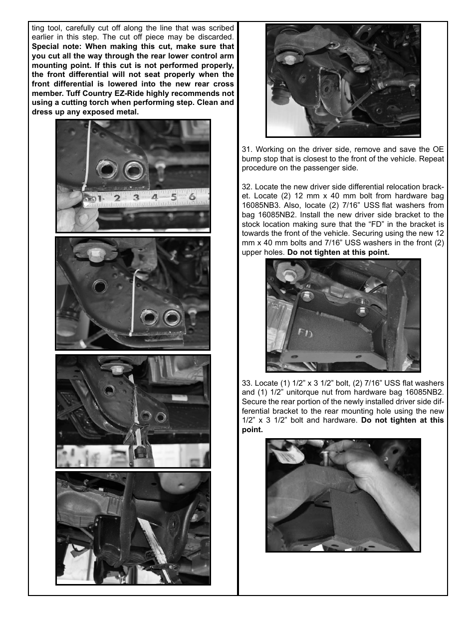 Tuff Country 16085 - GM 2011 Silverado 2500HD 6 box kit User Manual | Page 10 / 30