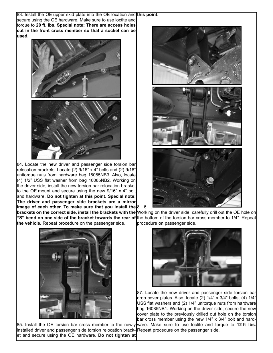 Tuff Country 16085 - GM 2011 Silverado 2500HD 6 box kit User Manual | Page 21 / 30