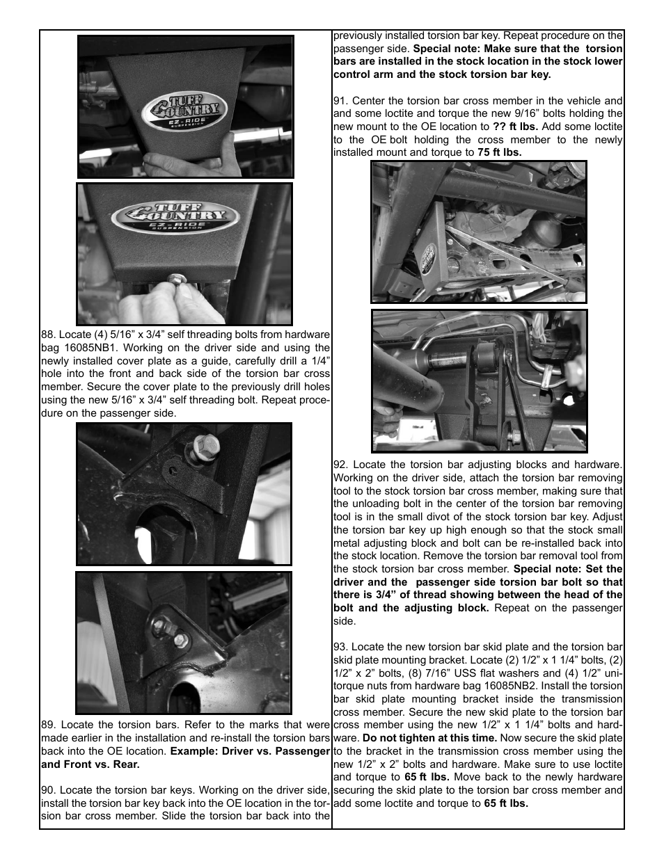 Tuff Country 16085 - GM 2011 Silverado 2500HD 6 box kit User Manual | Page 22 / 30